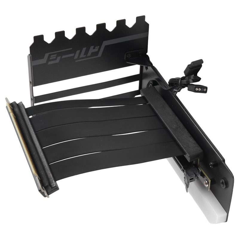 Pcie 4.0 X16 Riser Cable 90 Degree - Soporte vertical eficiente para montaje de