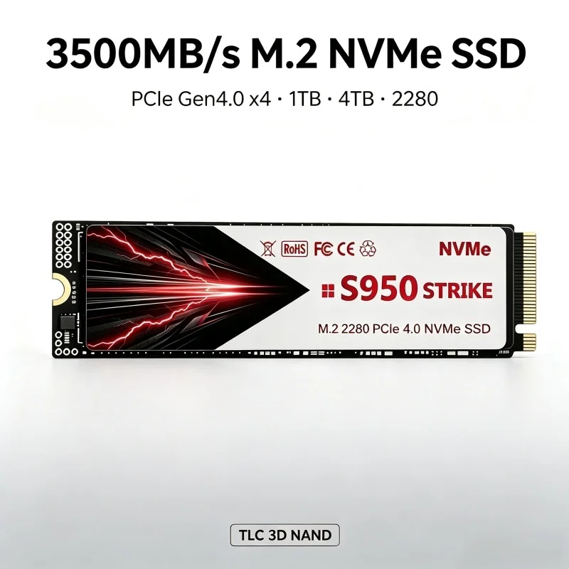 SSD interno S950 Original PCIe - M.2 Nvme 4Tb Pcie 4.0 Ssd reseña y precio