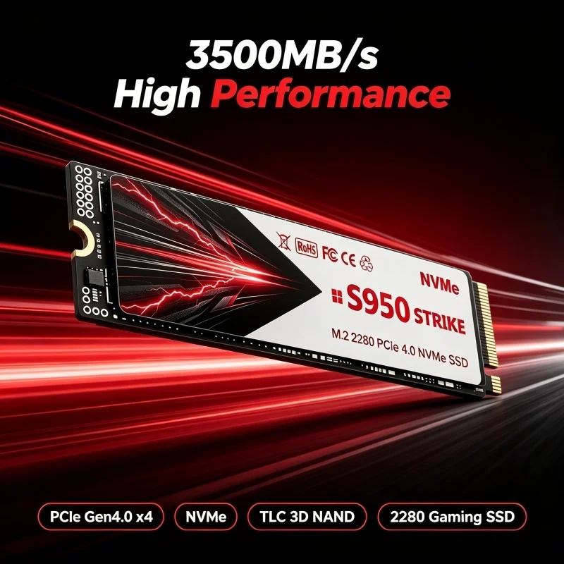 SSD interno S950 Original PCIe - M.2 Nvme 4Tb Pcie 4.0 Ssd reseña y precio
