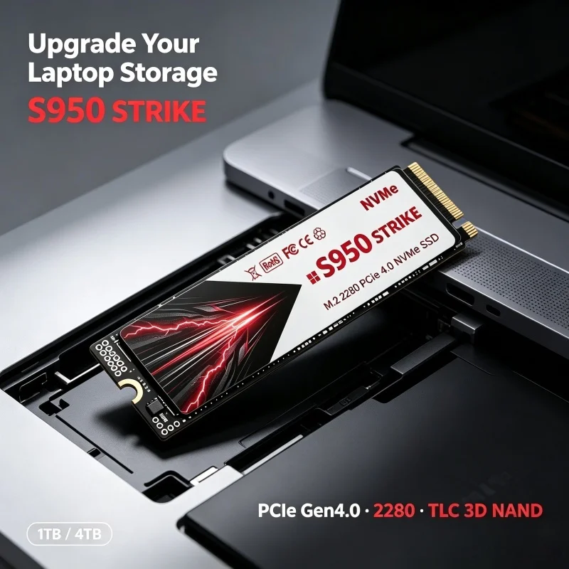 SSD interno S950 Original PCIe - M.2 Nvme 4Tb Pcie 4.0 Ssd reseña y precio