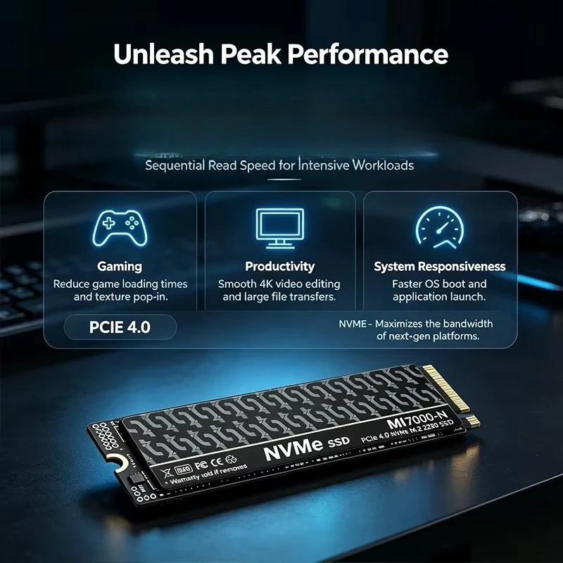 MI7000N 500GB 1TB 2TB 4TB M.2  - M.2 Nvme 4Tb Pcie 4.0 Ssd reseña y precio