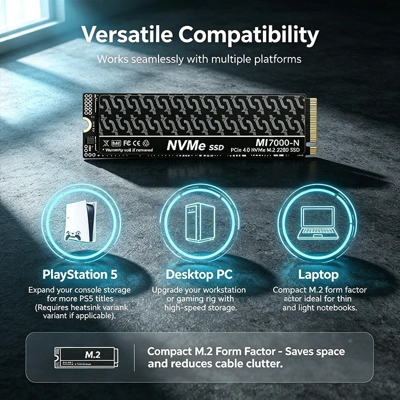 MI7000N 500GB 1TB 2TB 4TB M.2  - M.2 Nvme 4Tb Pcie 4.0 Ssd reseña y precio