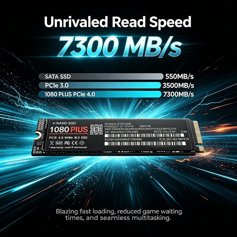 Unidad de estado sólido 1080 P - M.2 Nvme 4Tb Pcie 4.0 Ssd reseña y precio