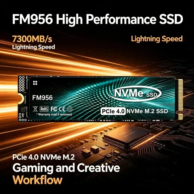 SSD NVMe M.2 2280 FM956 Origin - M.2 Nvme 4Tb Pcie 4.0 Ssd reseña y precio