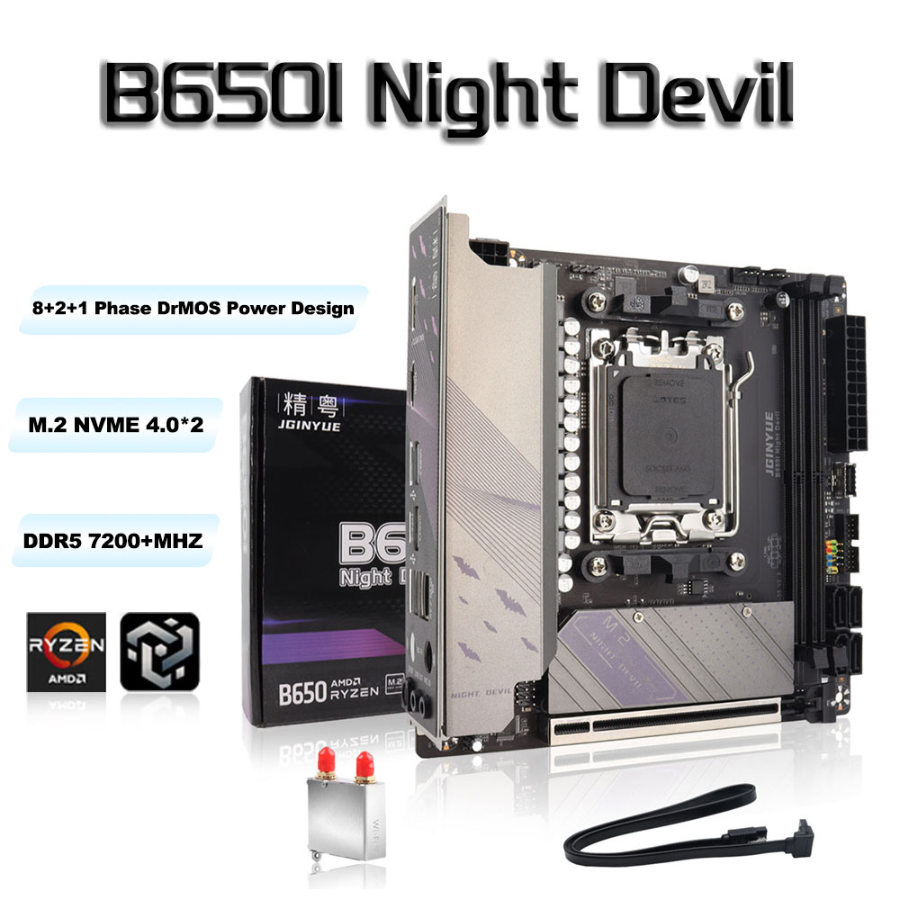 Placa base JGINYUE B650 ITX DD - B650 Itx Motherboard Wifi reseña y precio