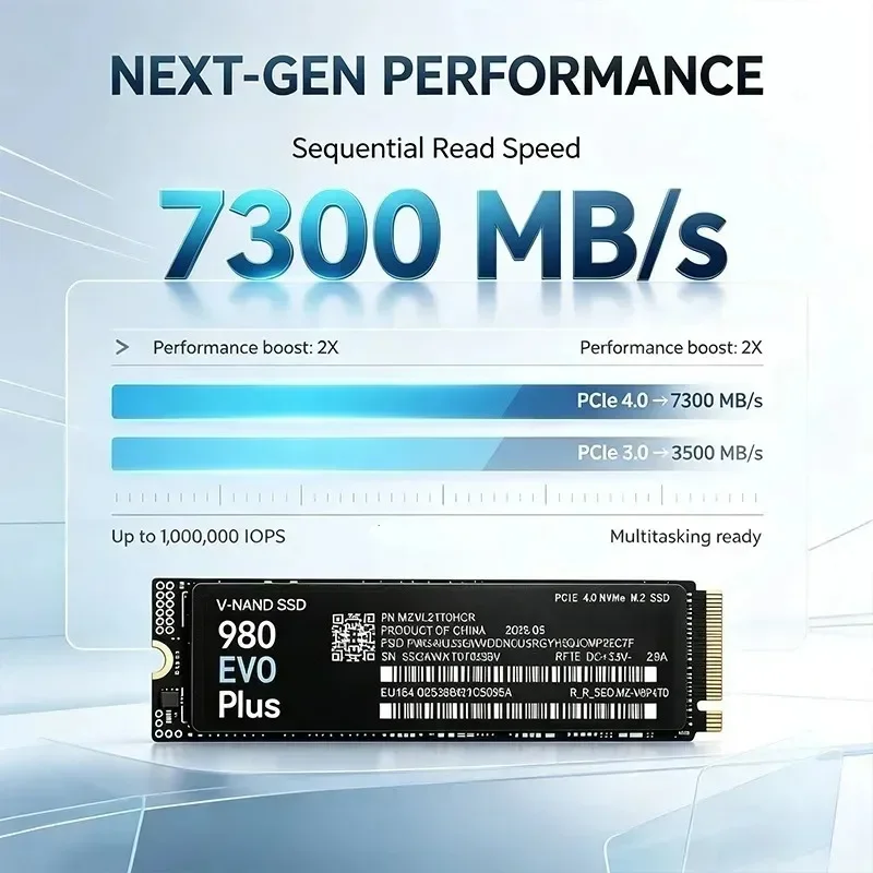 980 EVO Plus M.2 2280 NVMe PCI - M.2 Nvme 4Tb Pcie 4.0 Ssd reseña y precio