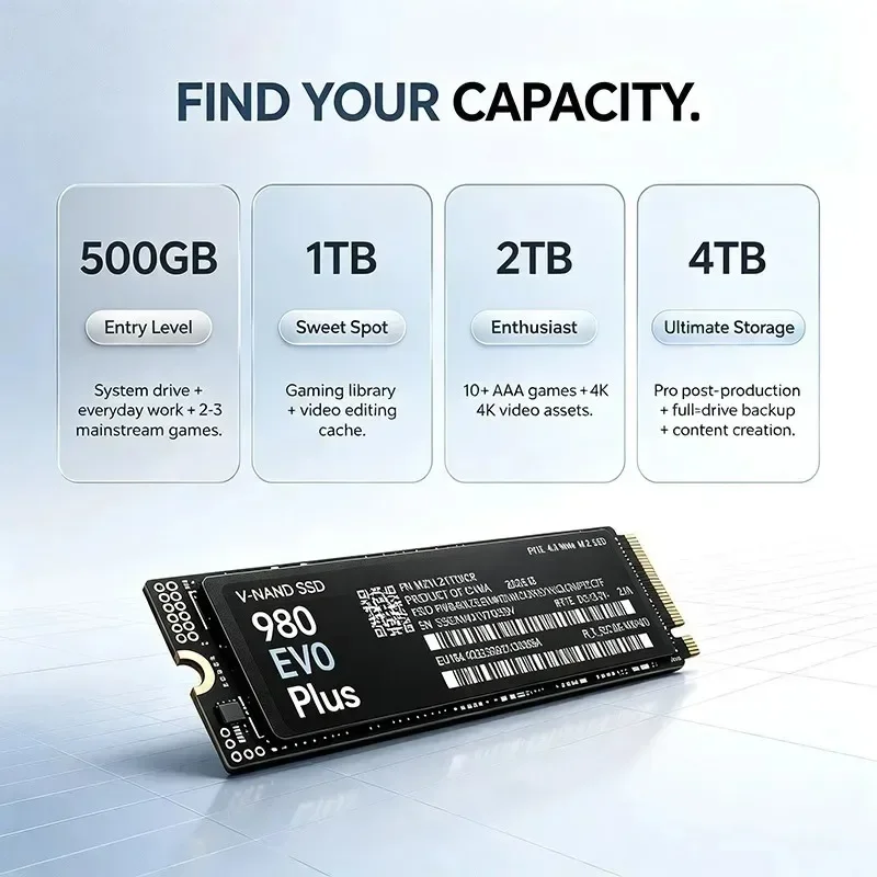 980 EVO Plus M.2 2280 NVMe PCI - M.2 Nvme 4Tb Pcie 4.0 Ssd reseña y precio