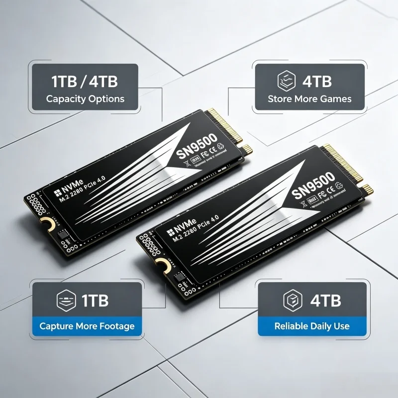 SSD de alto rendimiento SN9500 - M.2 Nvme 4Tb Pcie 4.0 Ssd reseña y precio